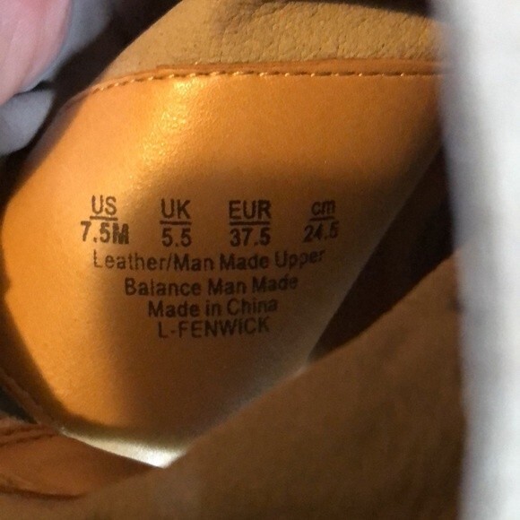 Franco sarto size 7.5 Fenwick peep toe stacked heel - Picture 7 of 11